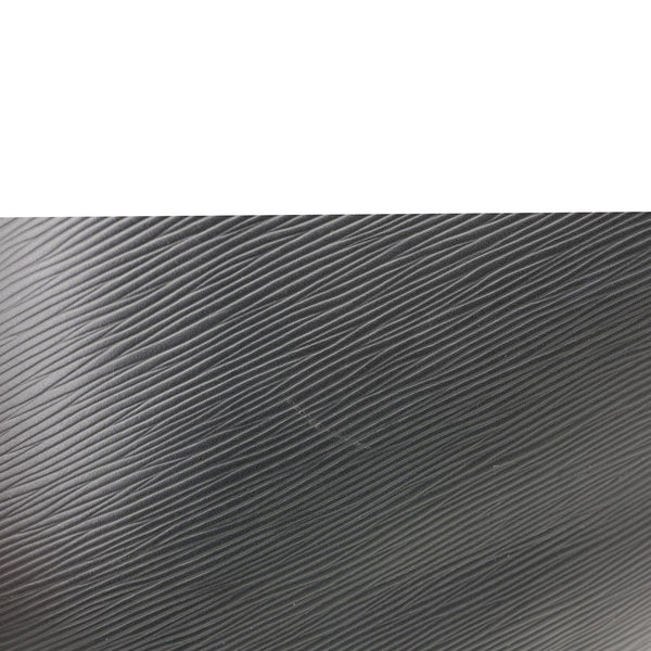 LOUIS VUITTON Neverfull MM Epi Leather Tote Shoulder Bag Black