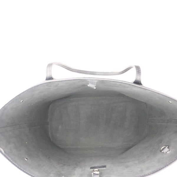 LOUIS VUITTON Neverfull MM Epi Leather Tote Shoulder Bag Black