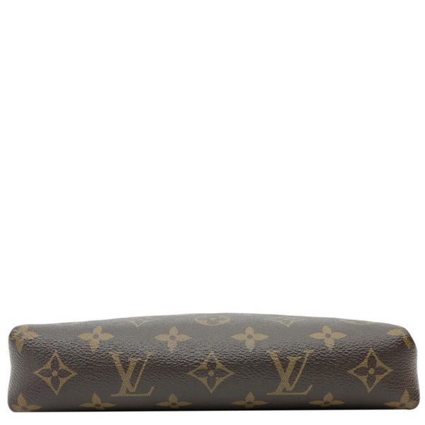 LOUIS VUITTON Pallas Monogram Canvas Clutch Crossbody Bag Black