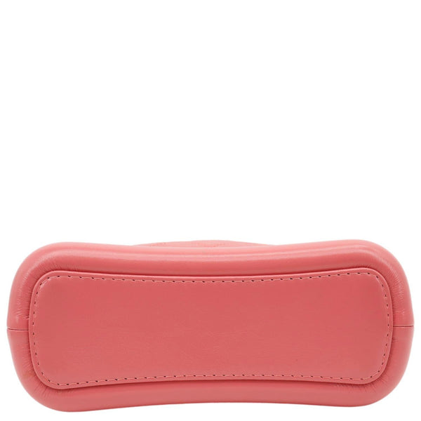 CHANEL Gabrielle Small Lambskin Leather Crossbody Bag Pink