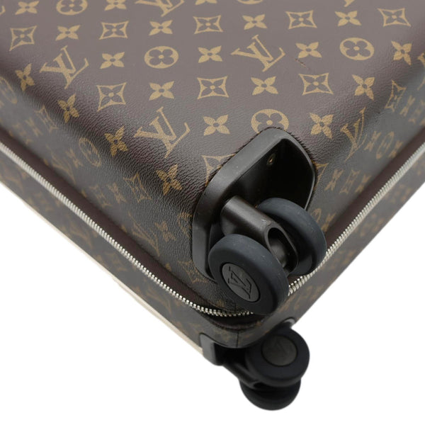 LOUIS VUITTON Horizon 55 Monogram Canvas Travel Bag Brown