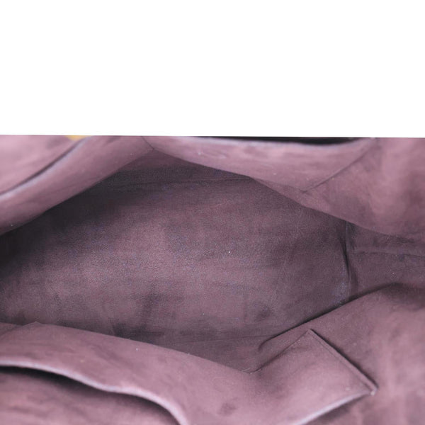 LOUIS VUITTON Belmont Damier Ebene Tote Bag Brown