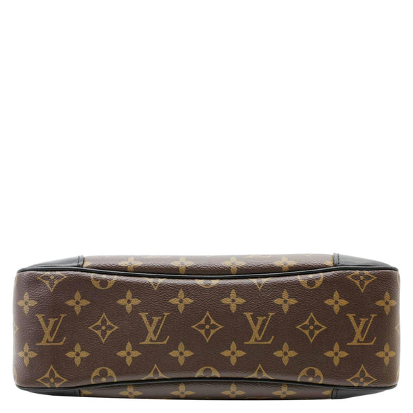 LOUIS VUITTON Odeon NM MM Monogram Canvas Shoulder Bag Black