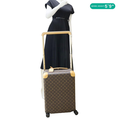 LOUIS VUITTON Horizon 55 Monogram Canvas Travel Bag Brown