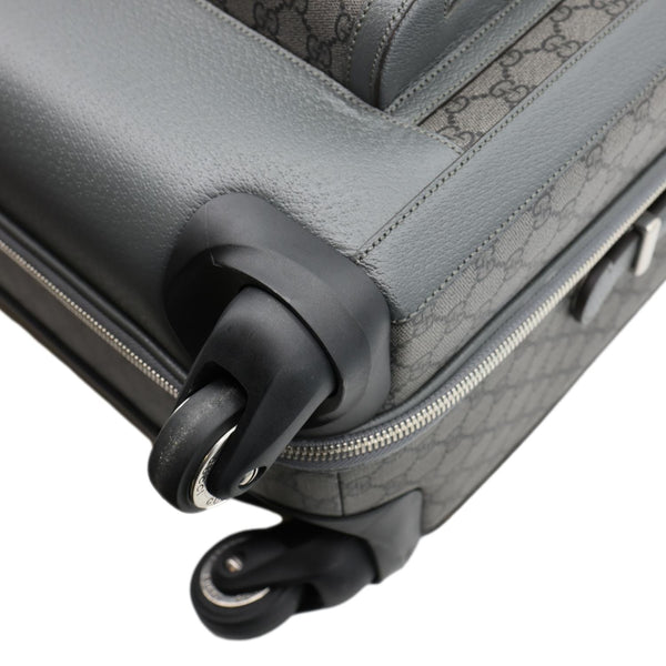 GUCCI Ophidia Cabin Trolley GG Supreme Canvas Travel Bag Grey 693664