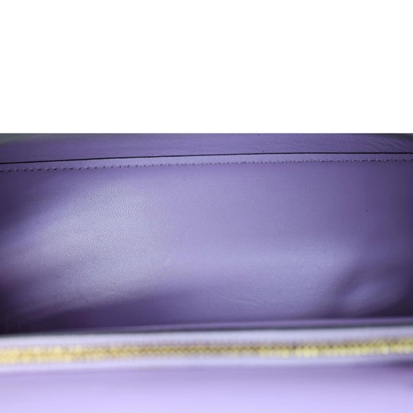 VERSACE La Medusa Leather Top Handle Shoulder Bag Red