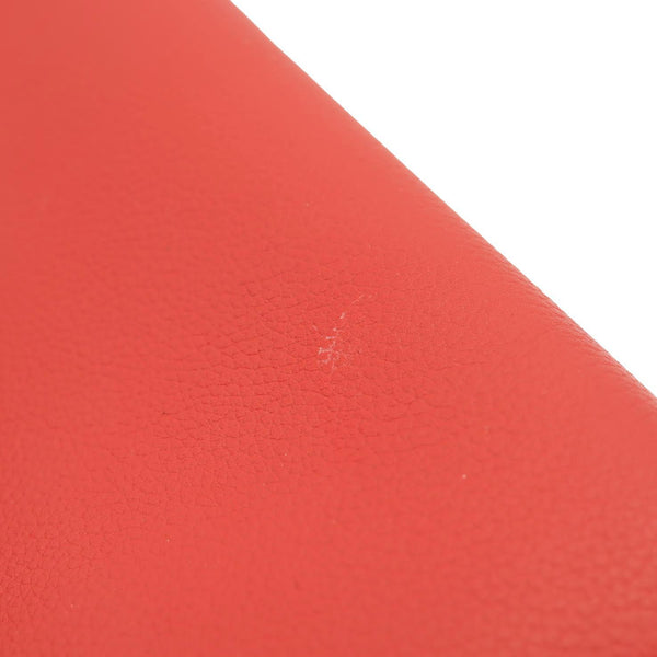 VERSACE La Medusa Leather Top Handle Shoulder Bag Red