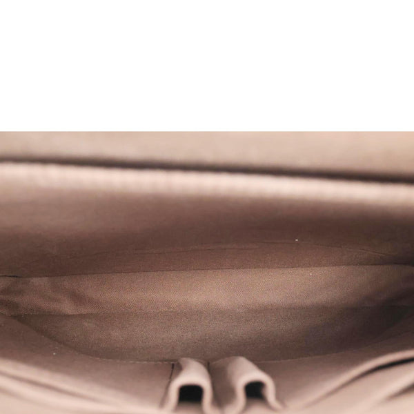 LOUIS VUITTON Shelton MM Damier Ebene Messenger Bag Brown