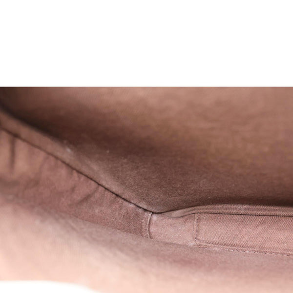 LOUIS VUITTON Shelton MM Damier Ebene Messenger Bag Brown