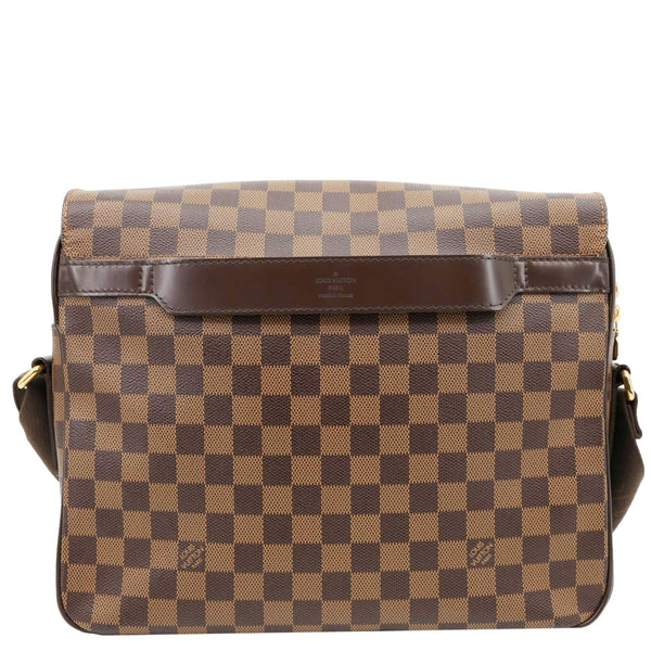LOUIS VUITTON Shelton MM Damier Ebene Messenger Bag Brown