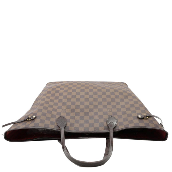 LOUIS VUITTON Neverfull GM Damier Ebene Shoulder Bag Brown