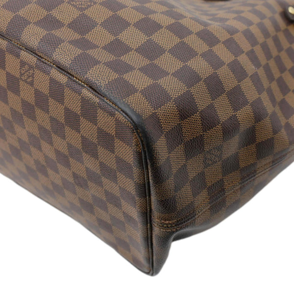 LOUIS VUITTON Neverfull GM Damier Ebene Shoulder Bag Brown