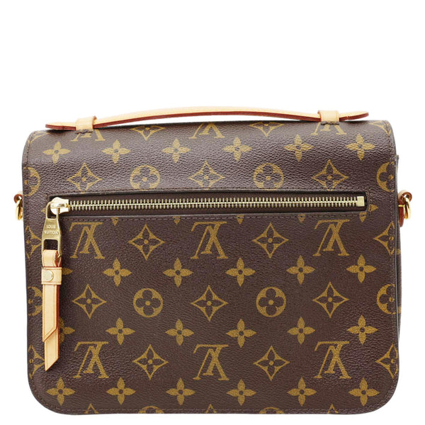 LOUIS VUITTON Metis Pochette Monogram Canvas Crossbody Bag Brown