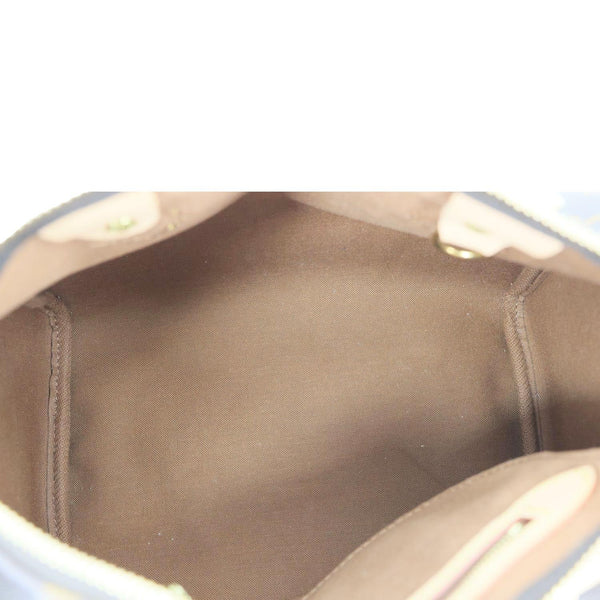 LOUIS VUITTON Speedy 25 Monogram Canvas Satchel Bag Brown