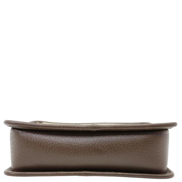 GUCCI Mini Jumbo GG Canvas Crossbody Bag Beige 696075