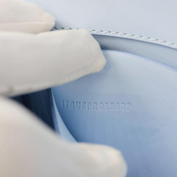 BURBERRY Grace Small Smooth Calfskin Leather Crossbody Bag Light Blue