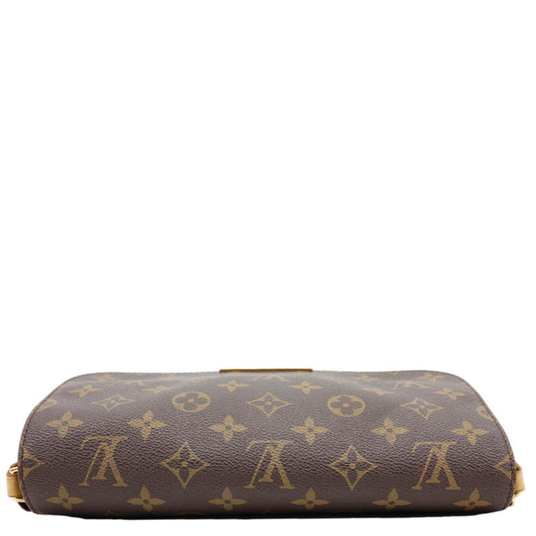 LOUIS VUITTON Favorite MM Monogram Canvas Shoulder Bag Brown