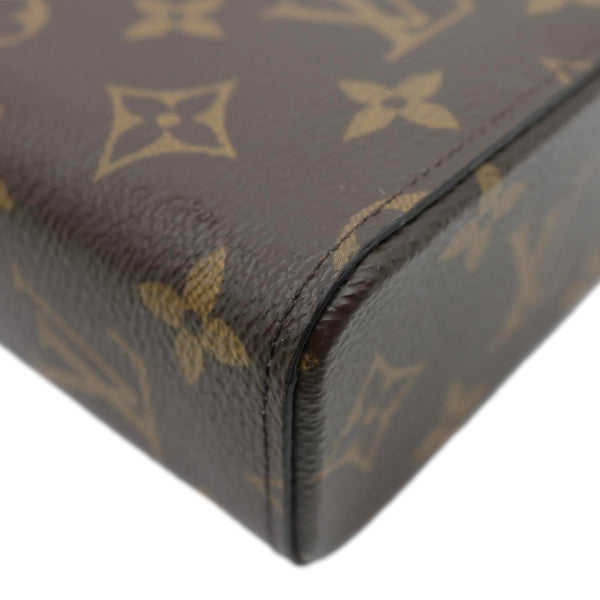 LOUIS VUITTON Legacy Monogram Canvas Phone Box Brown
