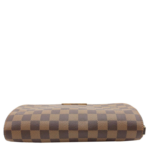 LOUIS VUITTON Favorite MM Damier Ebene Chain Shoulder Bag Brown