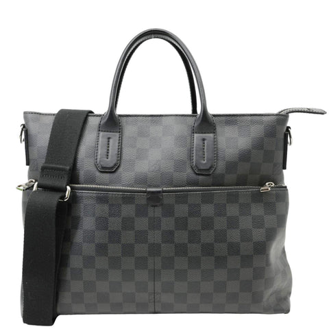 LOUIS VUITTON 7 Days A Week Damier Graphite Crossbody Bag Black