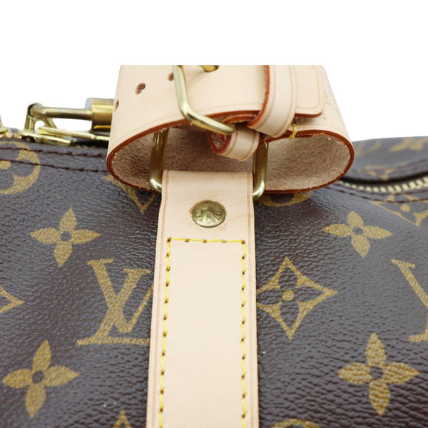 LOUIS VUITTON Keepall 45 Monogram Canvas Travel Bag Brown