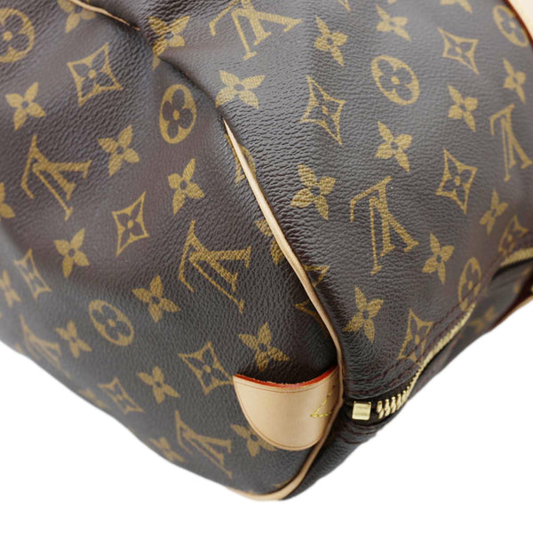 LOUIS VUITTON Keepall 45 Monogram Canvas Travel Bag Brown
