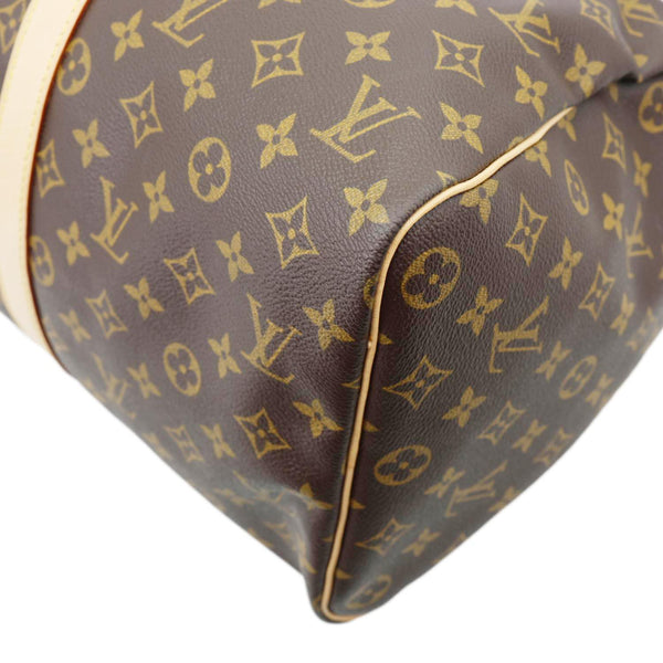 LOUIS VUITTON Keepall 45 Monogram Canvas Travel Bag Brown