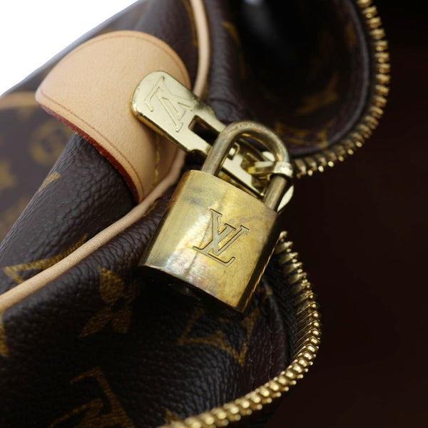 LOUIS VUITTON Keepall 45 Monogram Canvas Travel Bag Brown