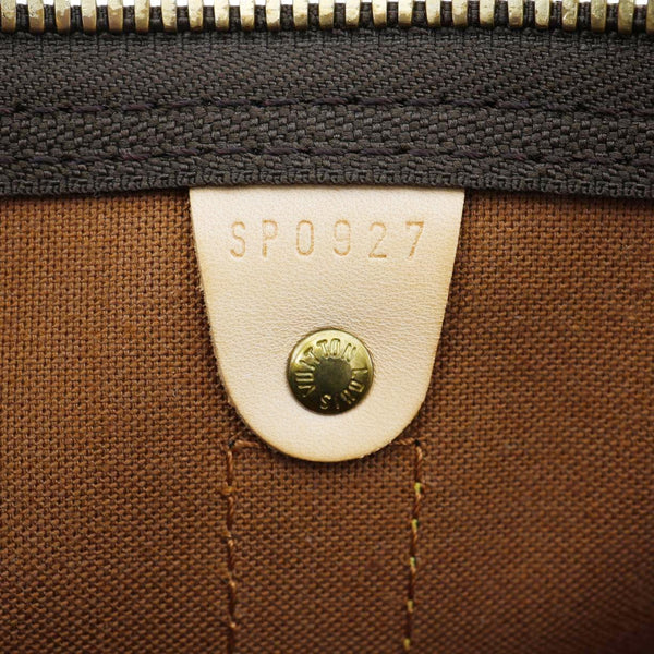 LOUIS VUITTON Keepall 45 Monogram Canvas Travel Bag Brown