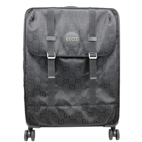 GUCCI Off The Grid Monogram Econyl Nylon Trolley Bag Black 674231