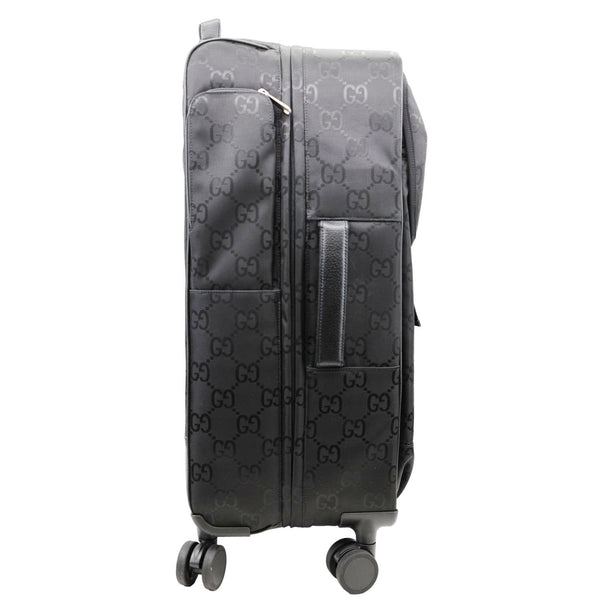 GUCCI Off The Grid Monogram Econyl Nylon Trolley Bag Black 674231