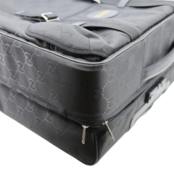 GUCCI Off The Grid Monogram Econyl Nylon Trolley Bag Black 674231
