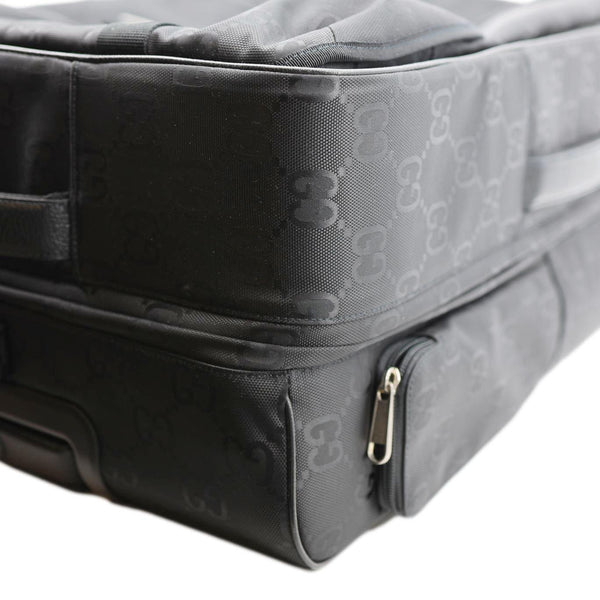 GUCCI Off The Grid Monogram Econyl Nylon Trolley Bag Black 674231