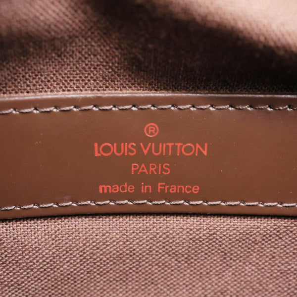 LOUIS VUITTON Naviglio Damier Ebene Messenger Bag Brown