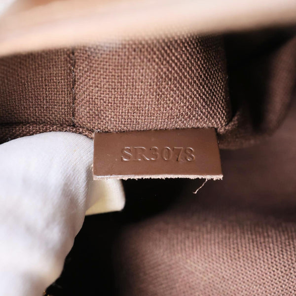 LOUIS VUITTON Naviglio Damier Ebene Messenger Bag Brown