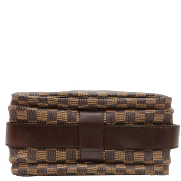 LOUIS VUITTON Naviglio Damier Ebene Messenger Bag Brown