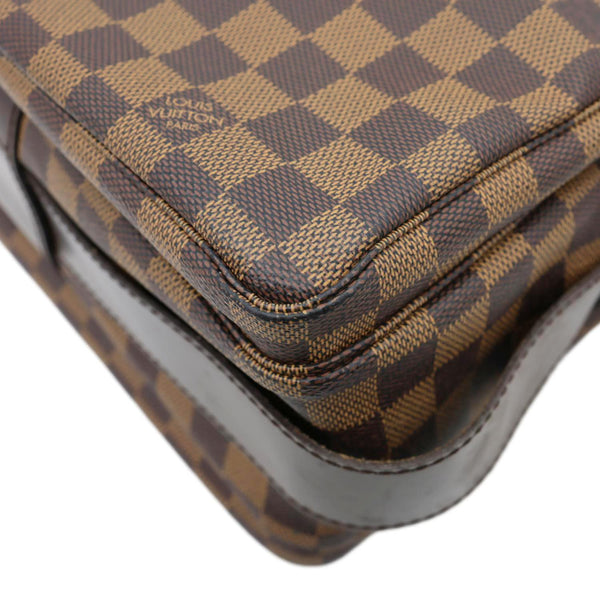 LOUIS VUITTON Naviglio Damier Ebene Messenger Bag Brown