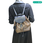 LOUIS VUITTON Montsouris NM PM Monogram Canvas Backpack Black