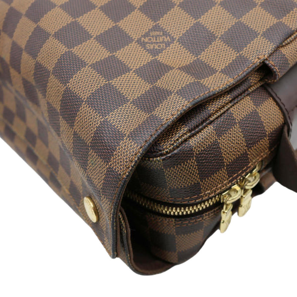 LOUIS VUITTON Naviglio Damier Ebene Messenger Bag Brown