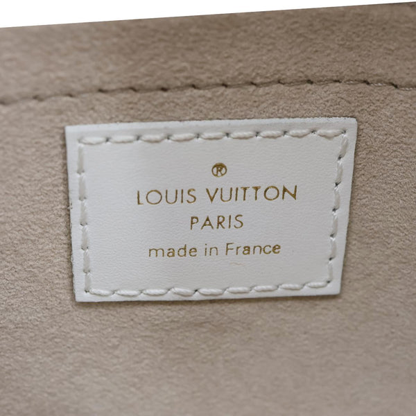 LOUIS VUITTON Match Square Monogram Jacquard Velvet Tote Bag Orange