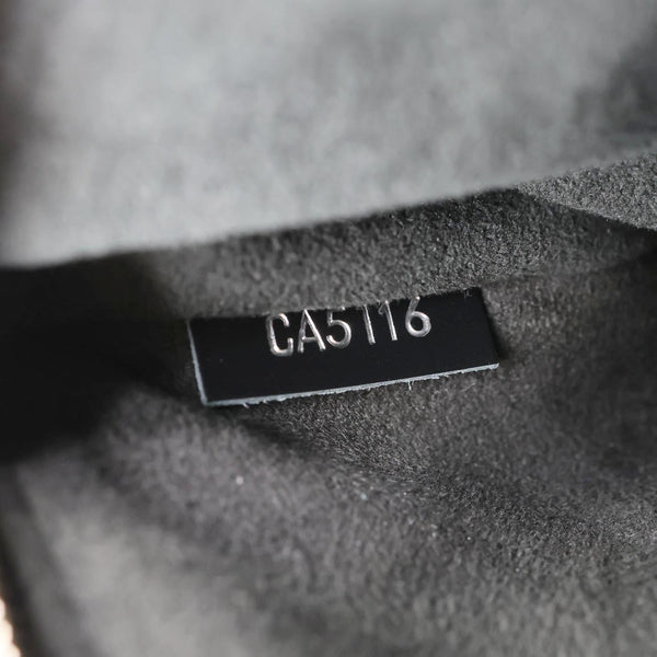 LOUIS VUITTON Cluny BB Epi Leather Top Handle Crossbody Bag Blue