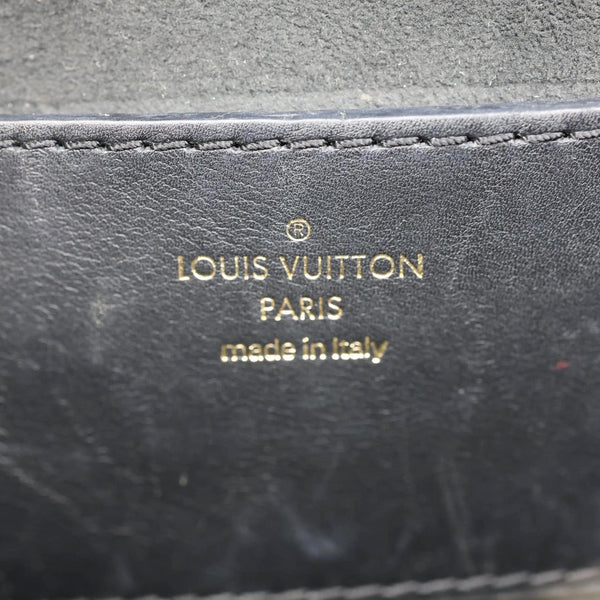 LOUIS VUITTON New Wave Multi Pochette Leather Chain Shoulder Bag Black