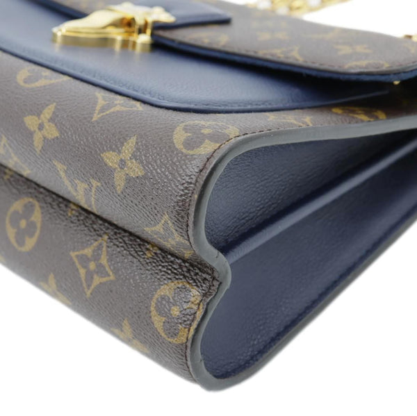 LOUIS VUITTON Victoire Monogram Canvas Crossbody Bag Blue