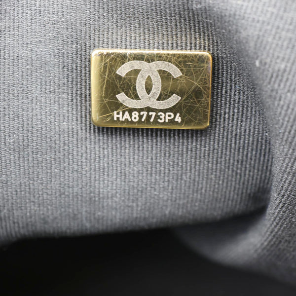 CHANEL Crush On Chains Flap Quilted Lambskin Leather Crossbody Bag Black