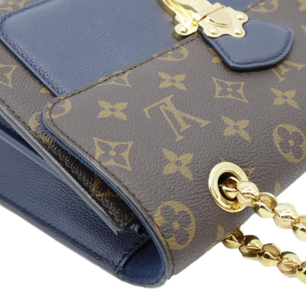 LOUIS VUITTON Victoire Monogram Canvas Crossbody Bag Blue