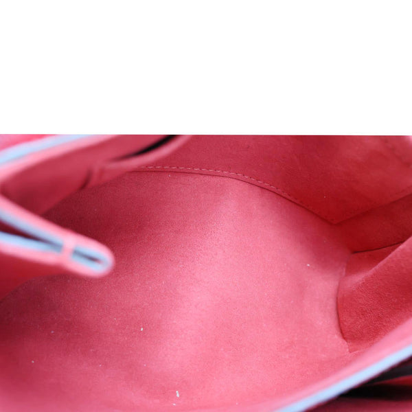 LOUIS VUITTON Vavin BB Monogram Empreinte Leather Shoulder Bag Red