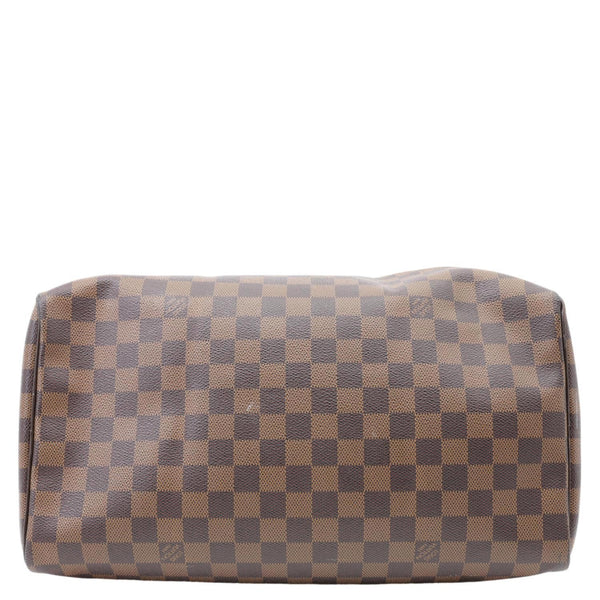 LOUIS VUITTON Speedy 35 Damier Ebene Satchel Bag Brown