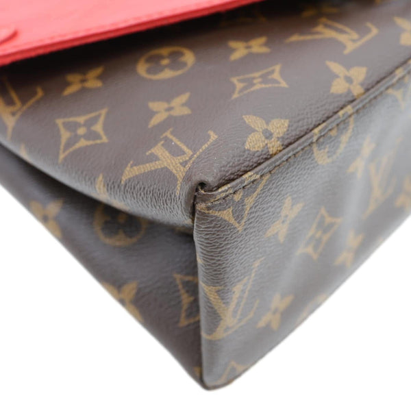 LOUIS VUITTON Saint Michel Monogram Epi Shoulder Bag Coquelicot