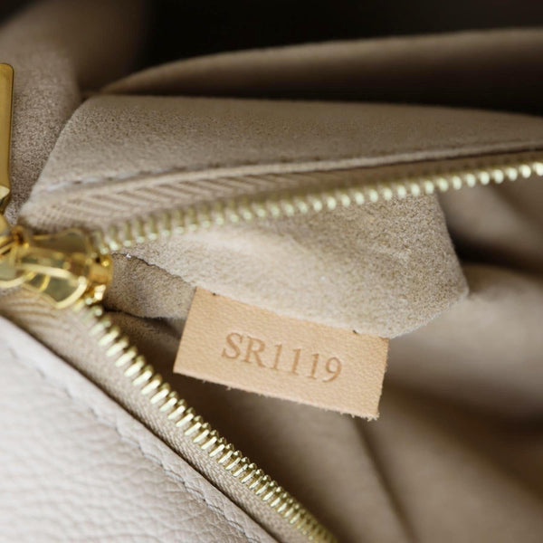 LOUIS VUITTON On My Side MM Leather Monogram Canvas Shoulder Bag Red