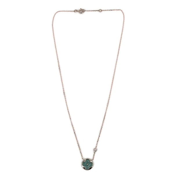 LOUIS VUITTON Color Blossom BB Gold Sun Pendant Amazonite and Diamond